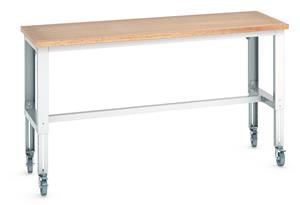 Cubio mobile HD Bench 2000x750 Height adjusts Multiplex Top Mobile Benches 41003292.16V 